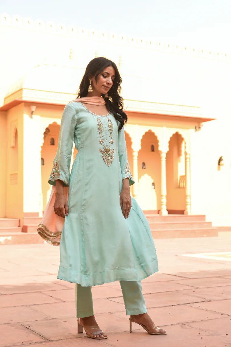 The Auspicious Early Diwali Silk Lookbook: A Saroj Jain Special - Saroj Jain Pre-Fall Festivities
