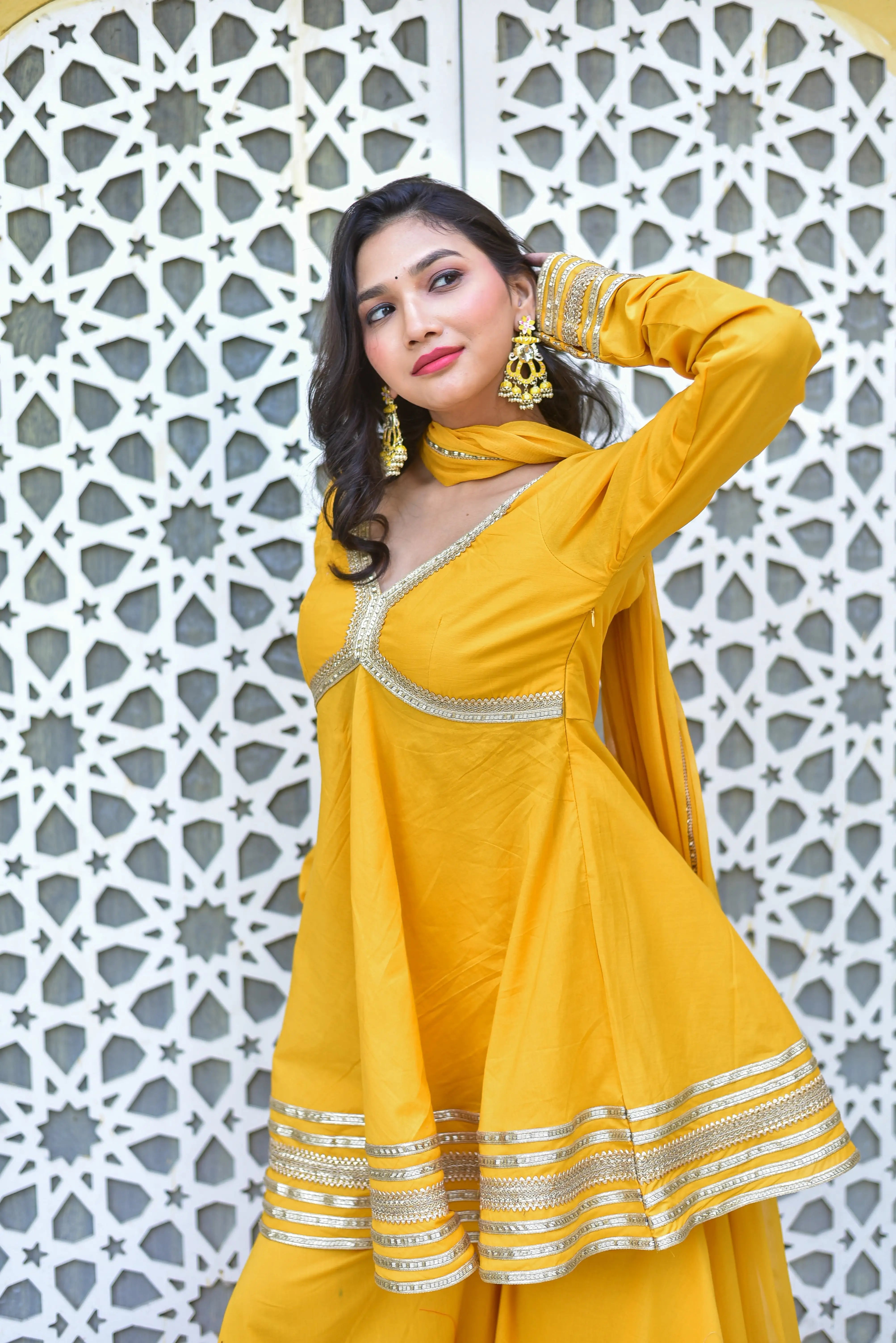 The Signature Palace Sangeet Silk Kurta: A Saroj Jain Destination Edit - Destination Wedding Final