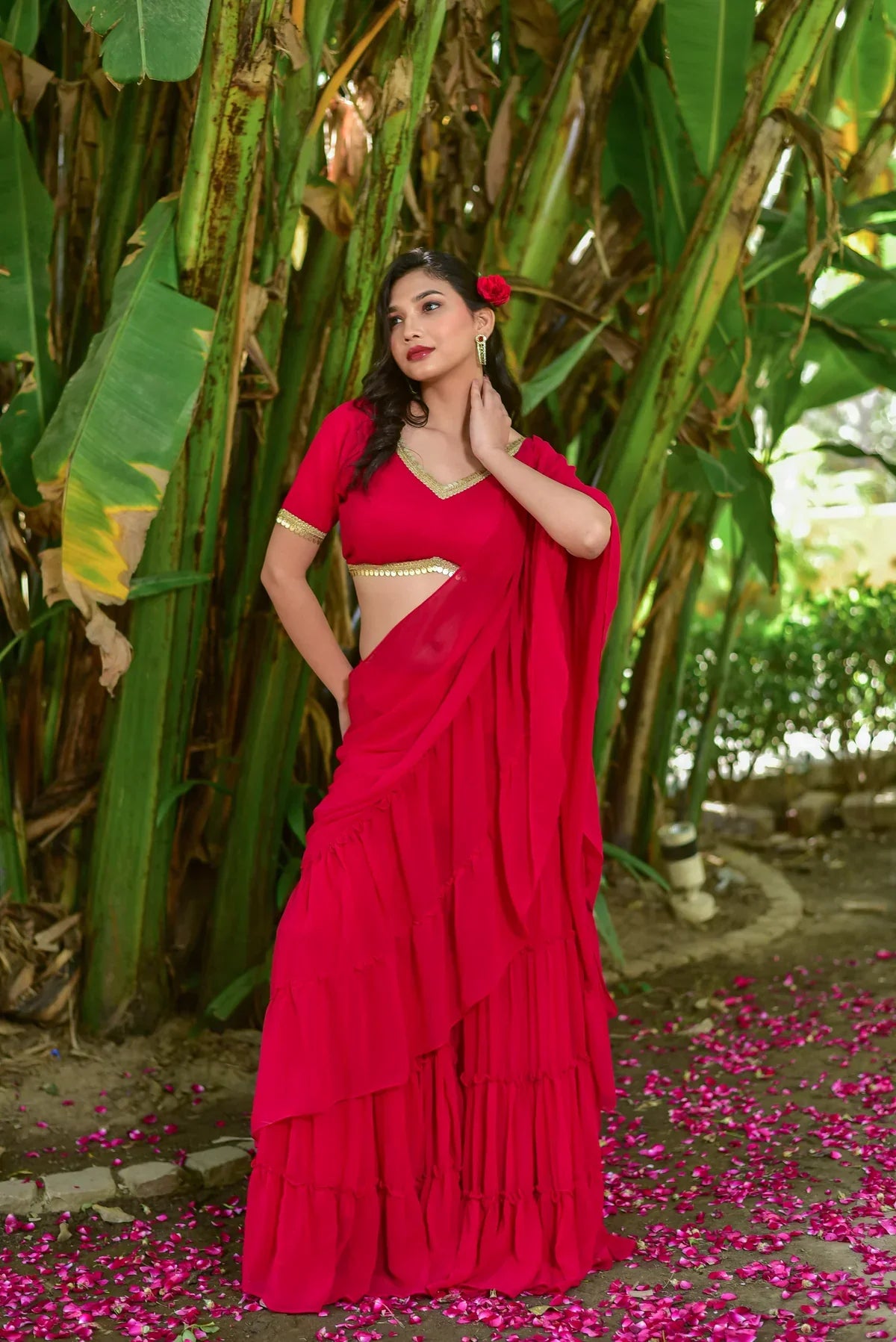 The Luminous Pre-Fall Heritage Co-ord: A Saroj Jain Special - Saroj Jain Pre-Fall Festivities