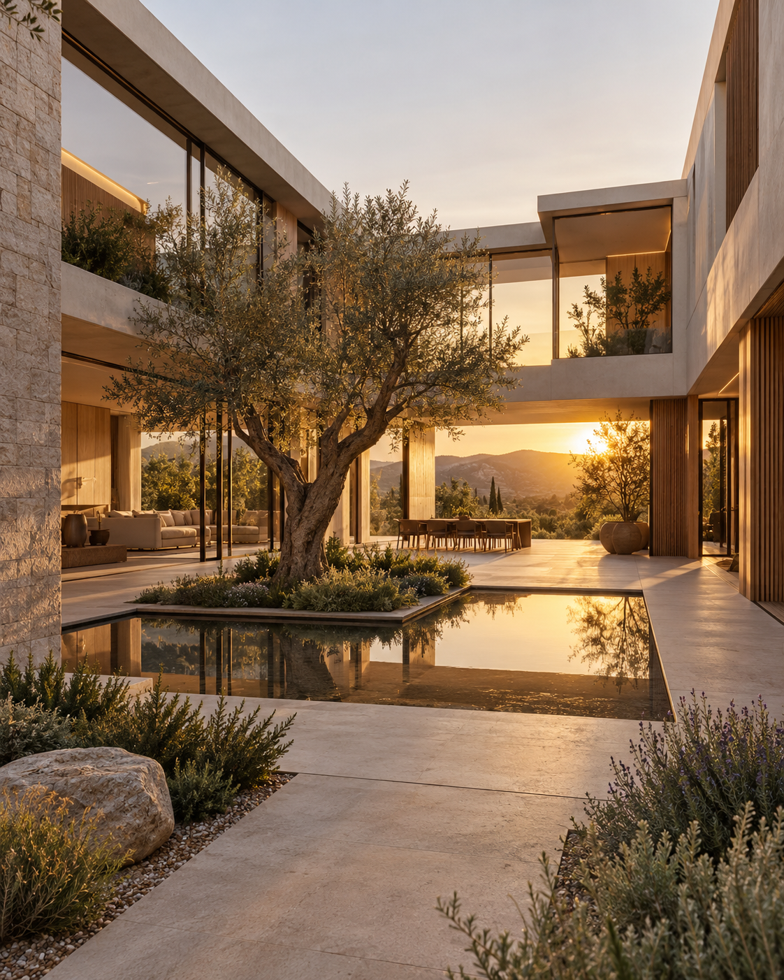 Courtyard House Design: Layouts, Materials, and Light