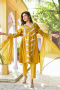 Yellow Gold Kurta & Pant Set