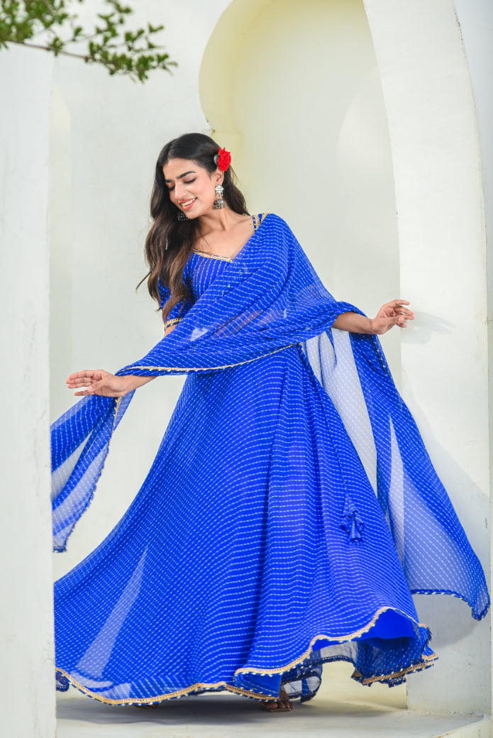 Mothada Umbrella Lehenga Set Detail Shot - Designer Ethnic Wear