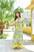 Lemon Gala Afghani Dress