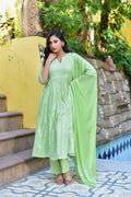 The Mint Majesty Kurta Set