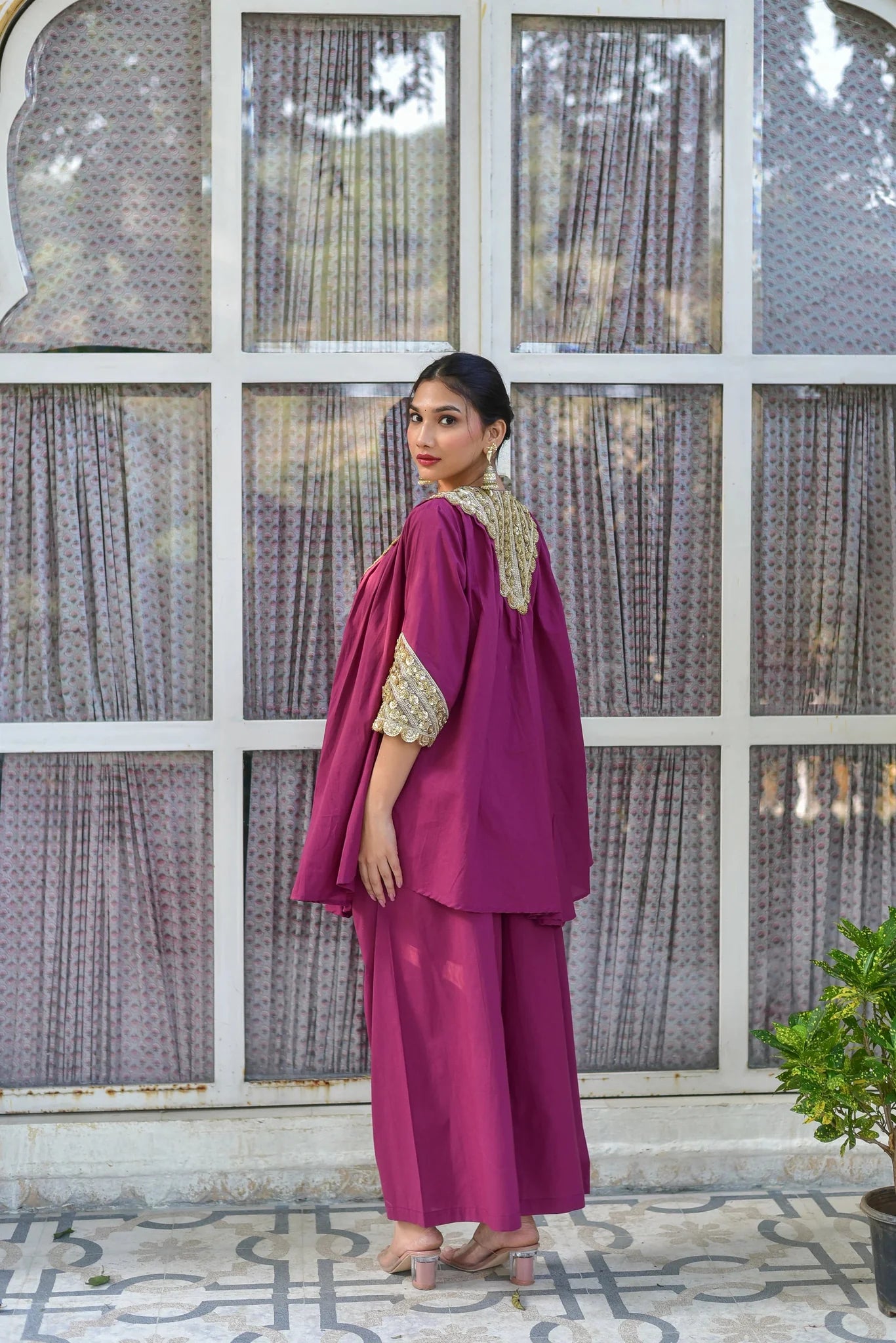 Mulberry Gold Glaze Co-Ord Set