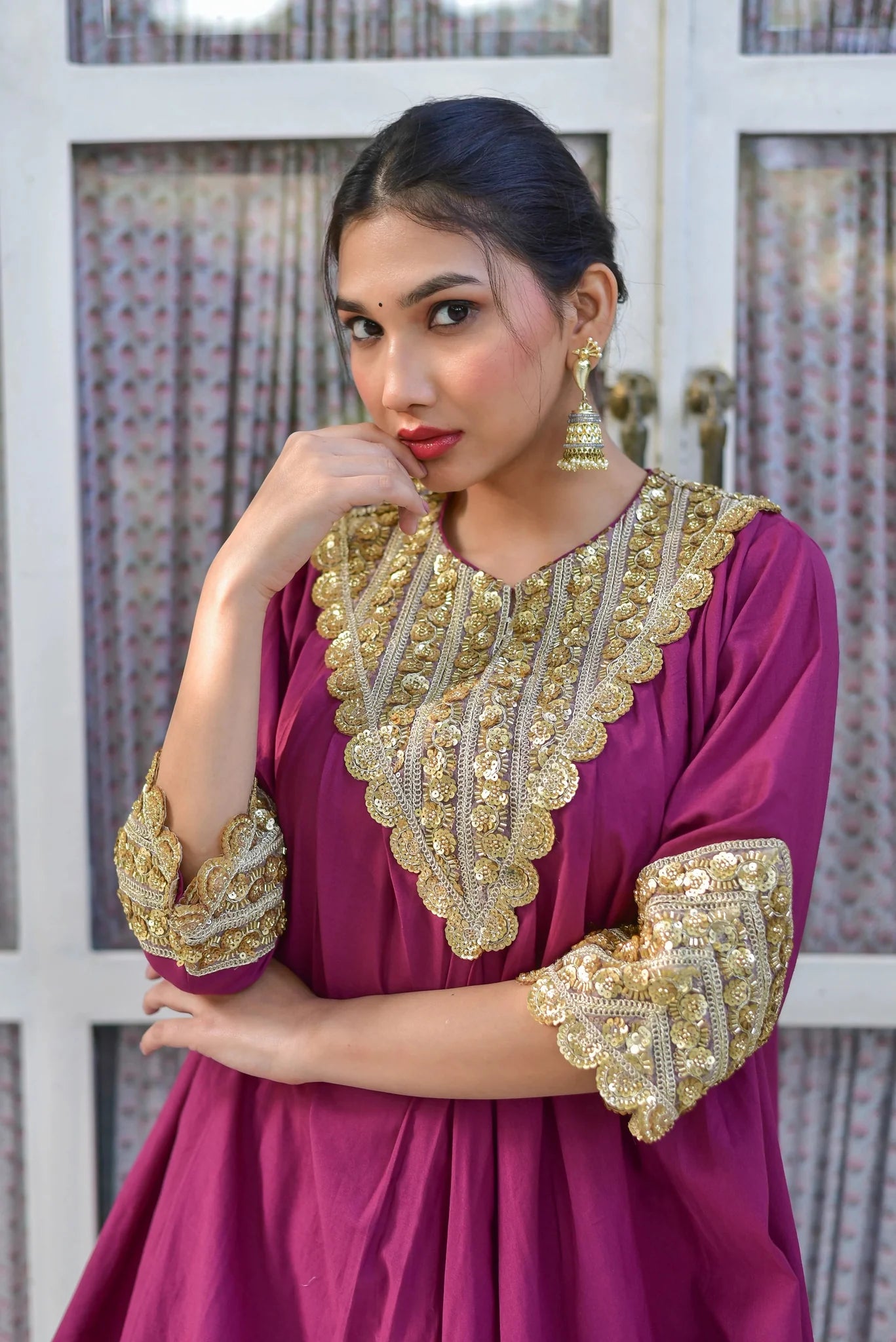 Mulberry Gold Glaze Co-Ord Set