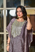 Embroidered Kaftan Dress