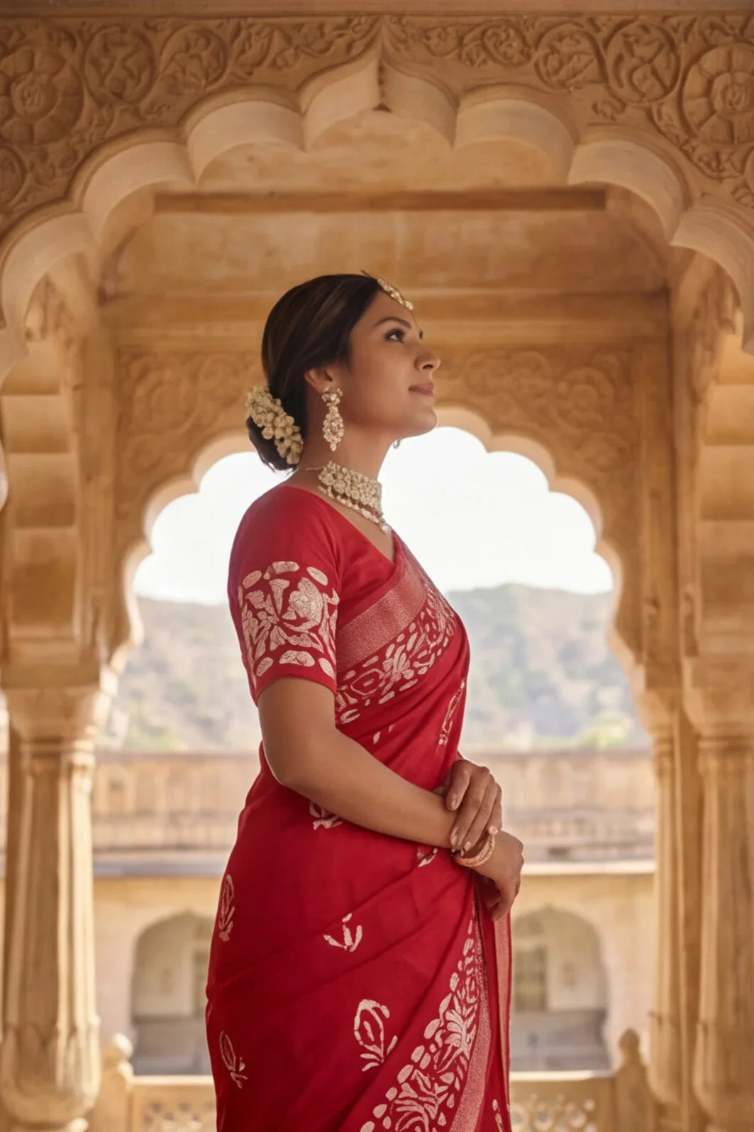 Best value in Jayanagar: Why asyabysarojjain.com is the home of RA 901 - Radiant Red Saree corrected campaign