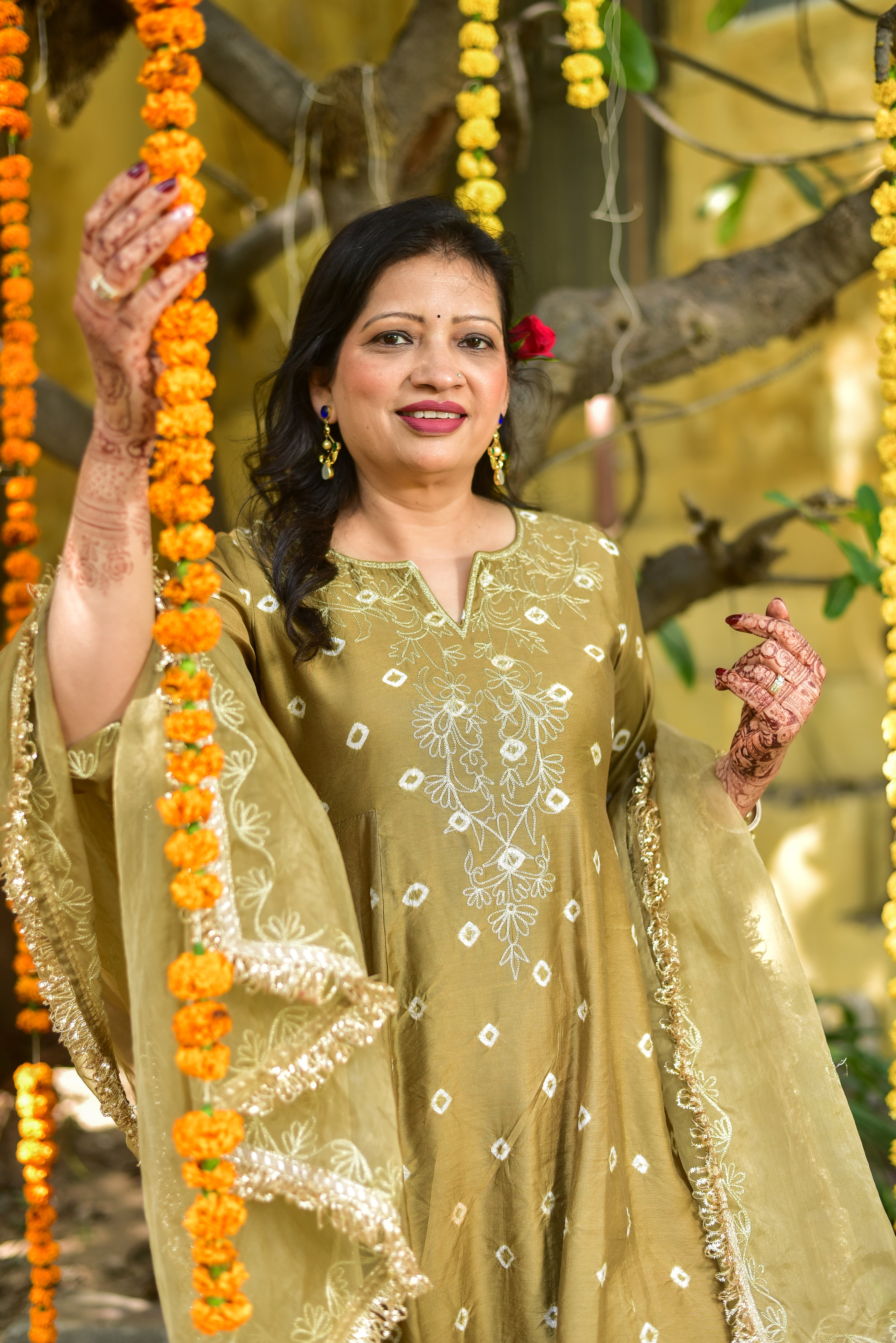 The Gilded Pre-Fall Heritage Co-ord: A Saroj Jain Special - Saroj Jain Pre-Fall Festivities
