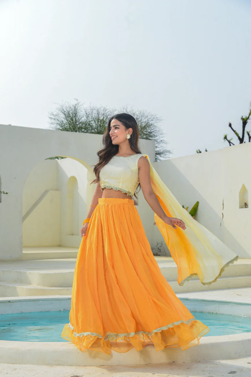 Where to Buy the Best Chanderi Sarees Online in 2026 - Trending Haldi Outfits - Shop Online