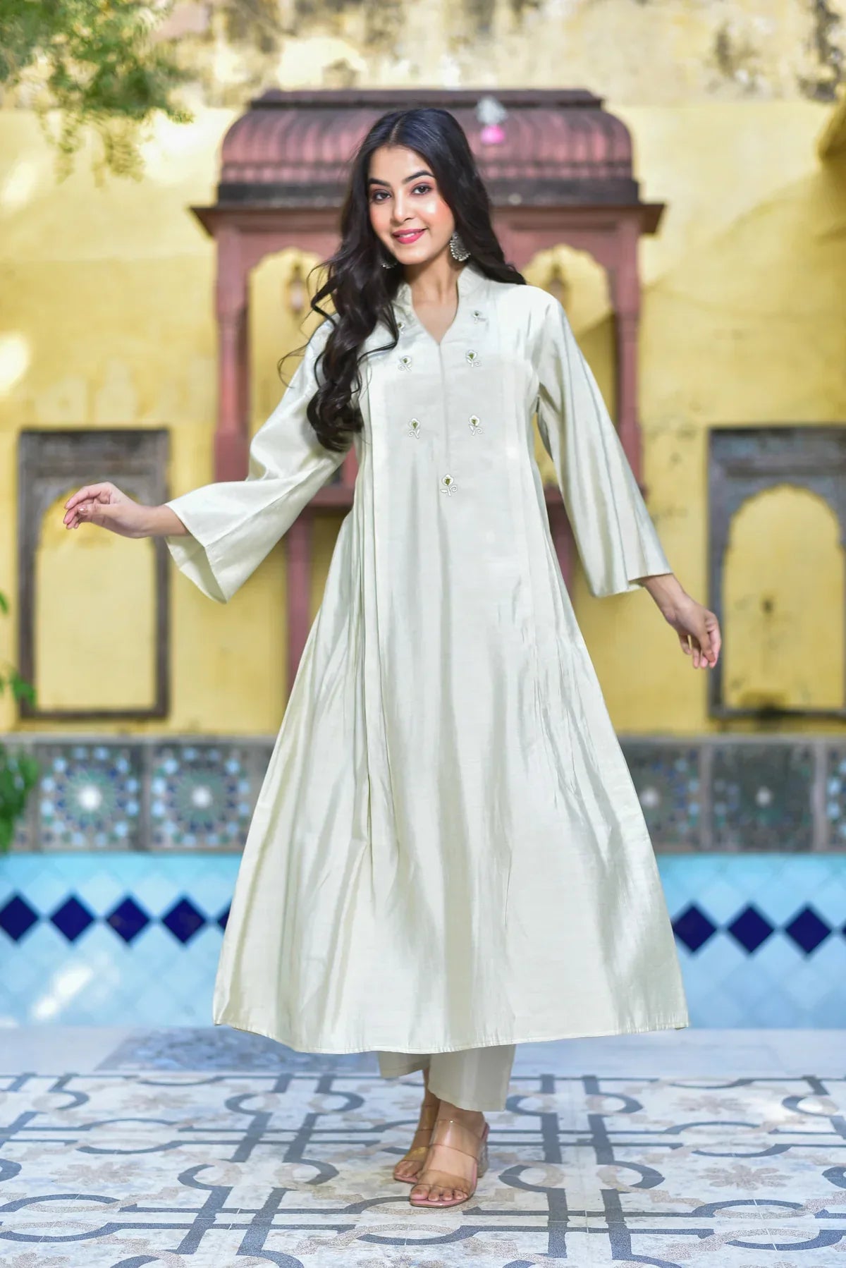 The Gilded Festive Silk Lookbook: A Saroj Jain Special - Saroj Jain Pre-Fall Festivities