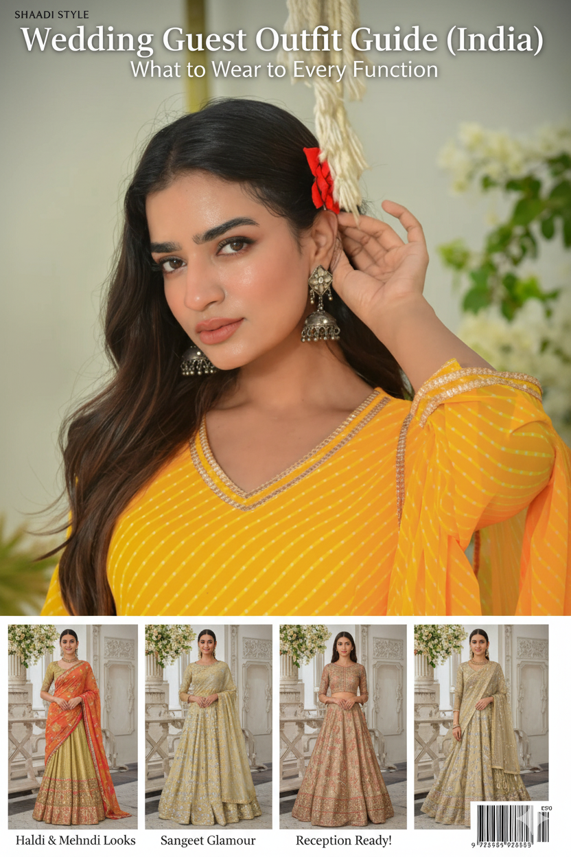 Wedding Guest Outfit Guide (India): What to Wear to Every Function