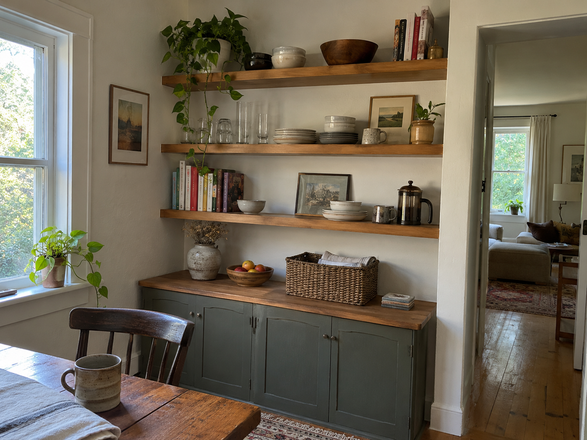 How to Style Open Shelves Without Clutter: A Calm Shelf Guide
