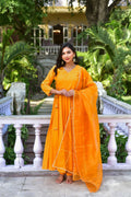 Haldi Yellow Angrakha Anarkali Set for Holi 2026