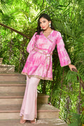 Roseberry Pink Shibori Co-ord Set