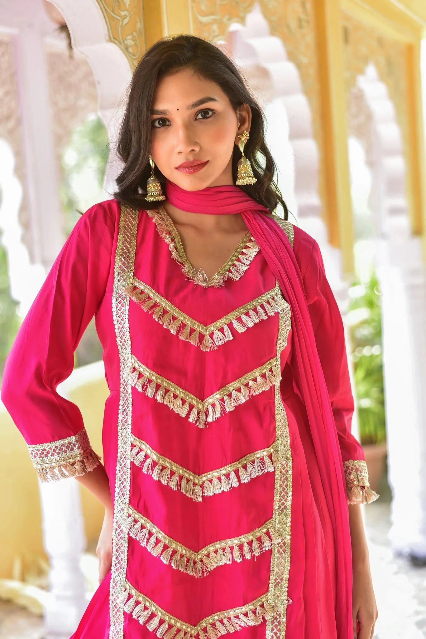 Peony Pink Kurta & Pant Set