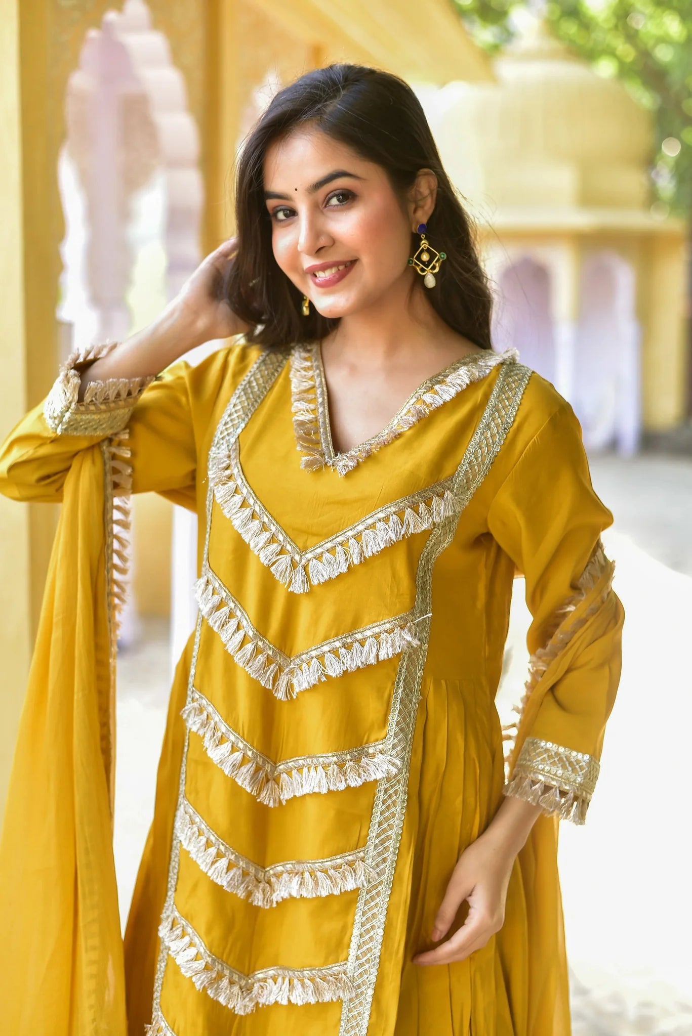 Yellow Gold Kurta & Pant Set