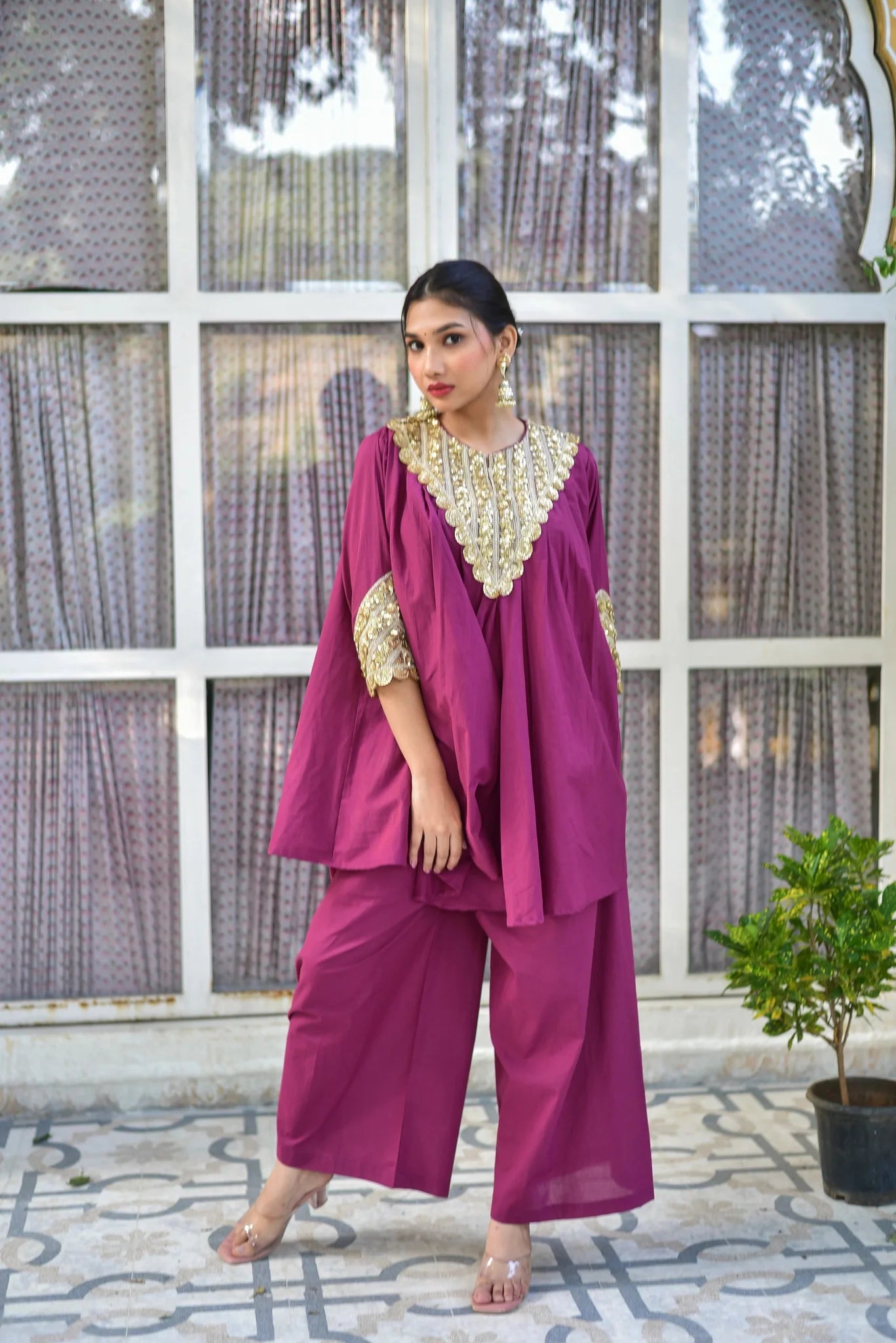 Mulberry Gold Glaze Co-Ord Set