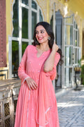 Peach Petal Kurta Set