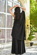 Black Majesty Cape Dress
