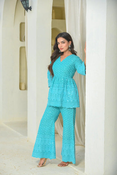 Chikankari Co-Ord Set