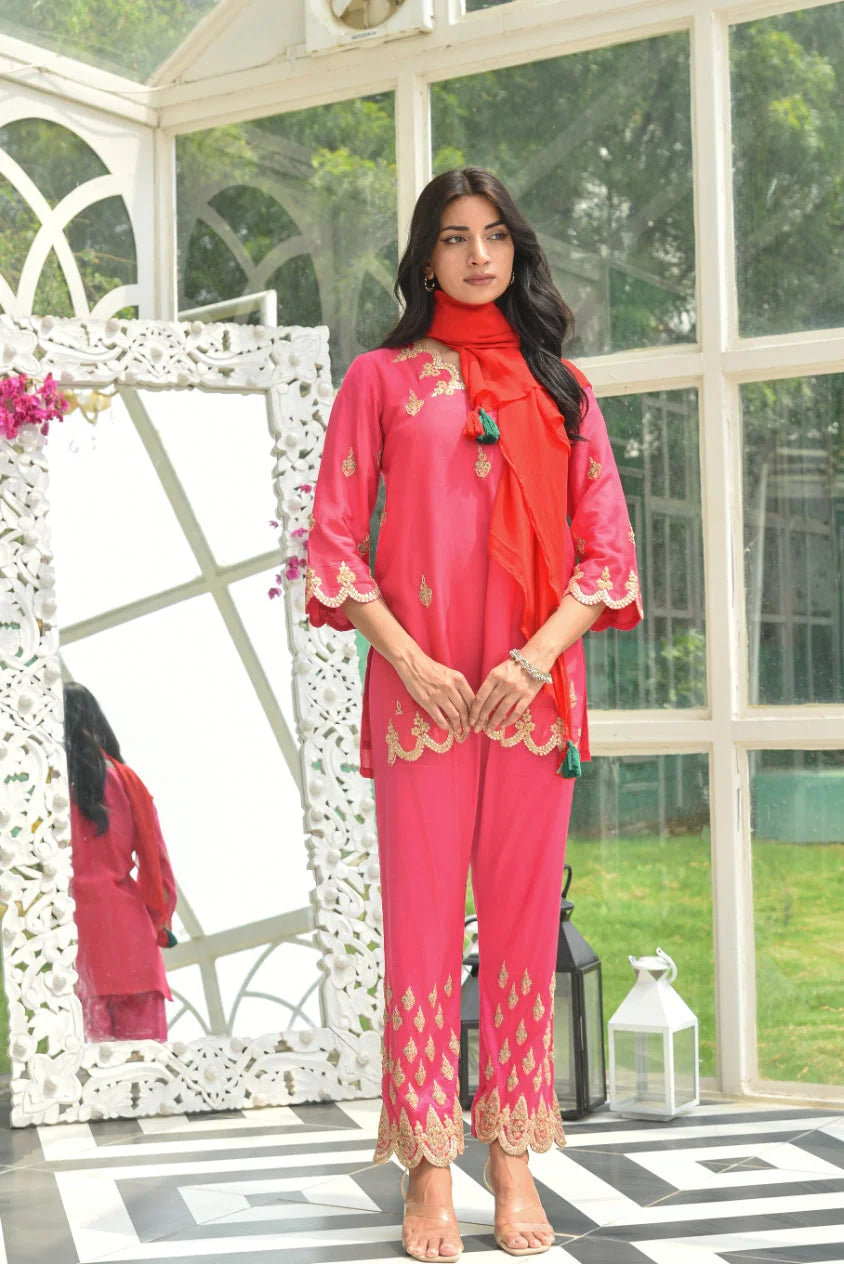 Peony Pink 3 Pcs Set