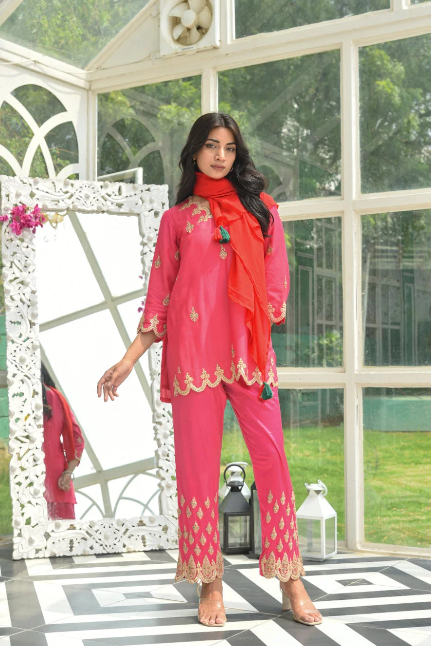 Peony Pink 3 Pcs Set